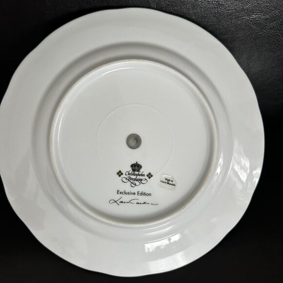 Old Fashioned Christmas by Christineholm Porcelaine Luncheon-Dessert Plae Disc. - Picture 6 of 7